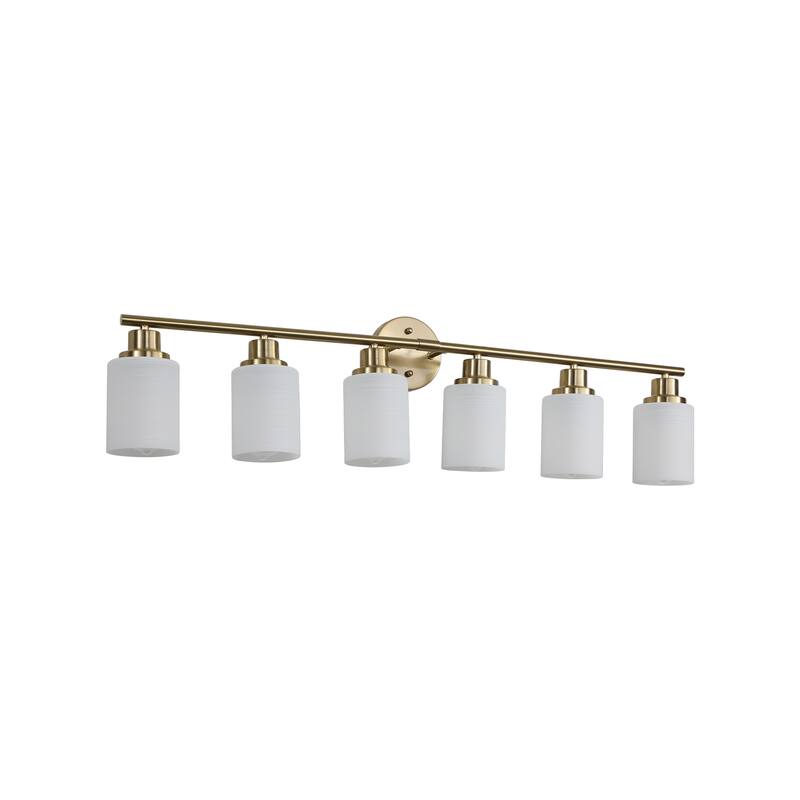 Anmytek Modern 6 Light Copper Wall Sconce Bathroom Vanity Lighting Hallway Dining Room Fixture