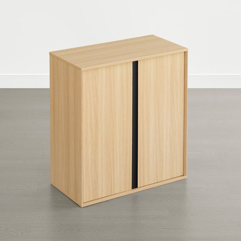 Spruce & Spring 31.5" Modern Industrial Sideboard Cabinet Storage Cabinet