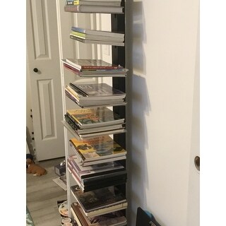 Porch & Den Denargo Black Spine Tower Shelf