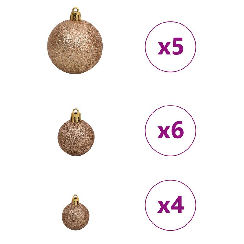 vidaXL Christmas Tree Party Decoration Artificial Slim Tree with Stand PVC