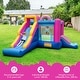 preview thumbnail 9 of 8, Gymax Inflatable Bounce House w/Slides Jumping Area Climbing Wall 750W