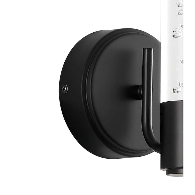 Alain Minimalist Modern Bubble Acrylic/Iron Integrated LED Vanity Light, by JONATHAN Y