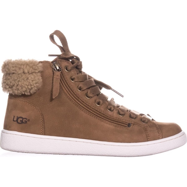 ugg olive lace up sneakers