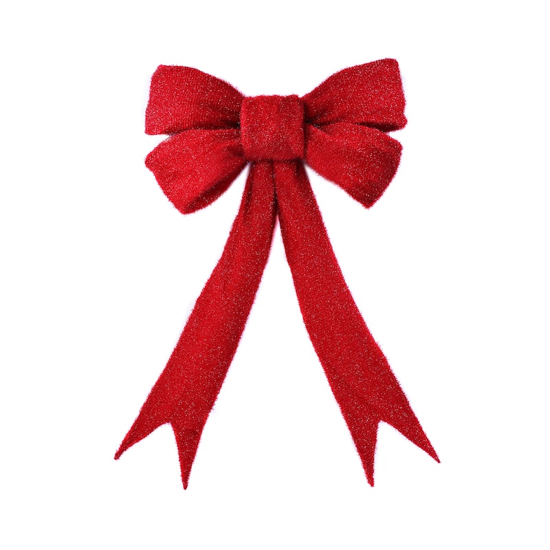Lighted Red Bow In/Outdoor Christmas Decor