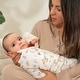 preview thumbnail 2 of 3, aden + anais essentials cotton muslin swaddle blanket 2 pack giraffe safari