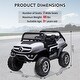 preview thumbnail 10 of 17, 24V Ride On Truck Car for Kids 2 Seater with Remote Control