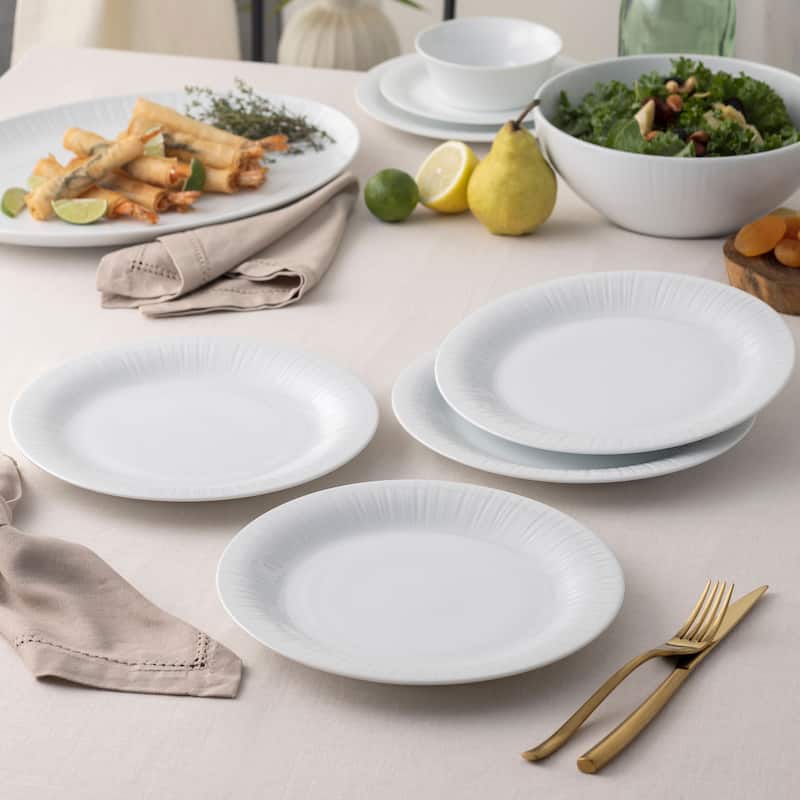 Noritake Conifere Set Of 4 Rim Dinner Plates, 10-3/4"