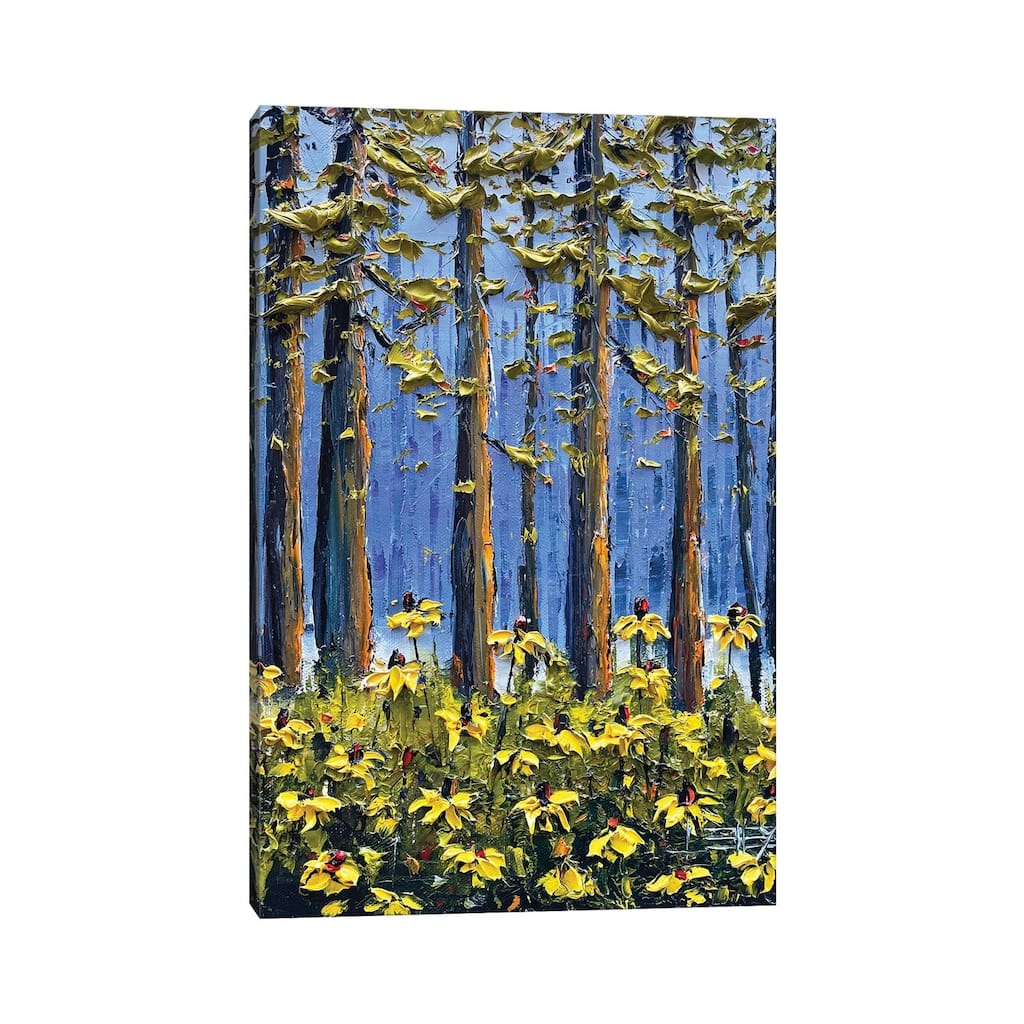 iCanvas "Redwoods And Wildflowers" by Lisa Elley Canvas Print