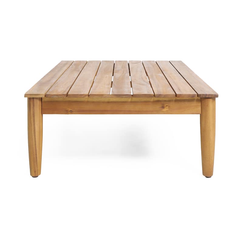 Magnolia Outdoor Acacia Wood Coffee Table by Christopher Knight Home - 39.50" W x 24.25" D x 10.25" H