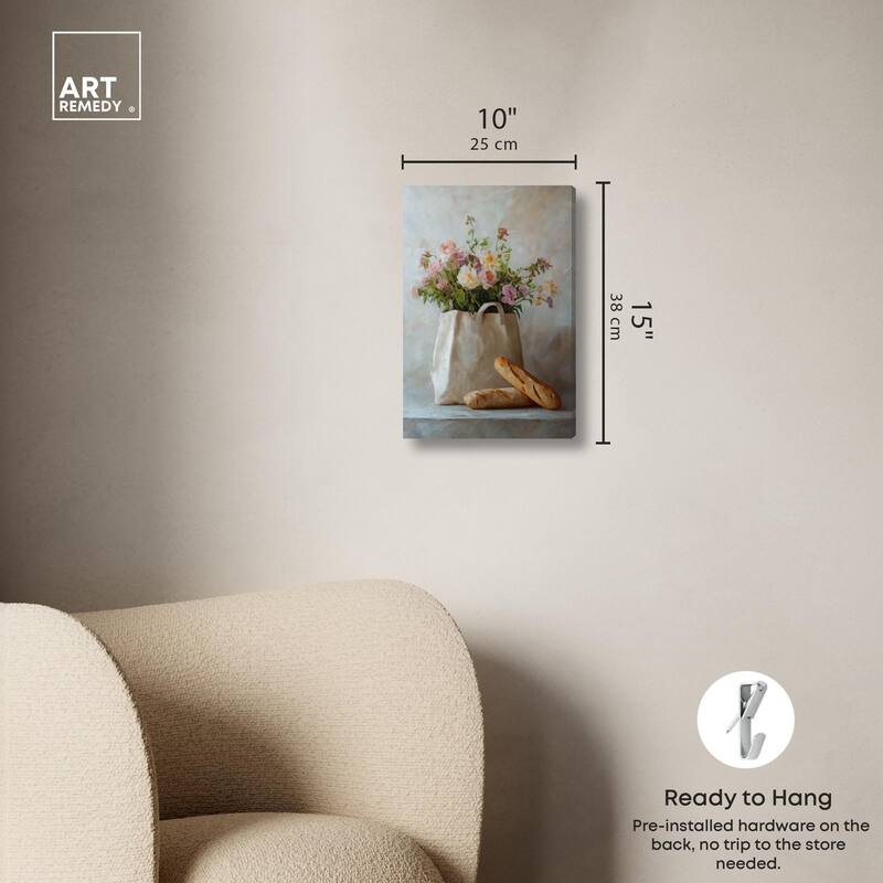 Chic Carryall II Canvas by Art Remedy, Gallery Wrapped