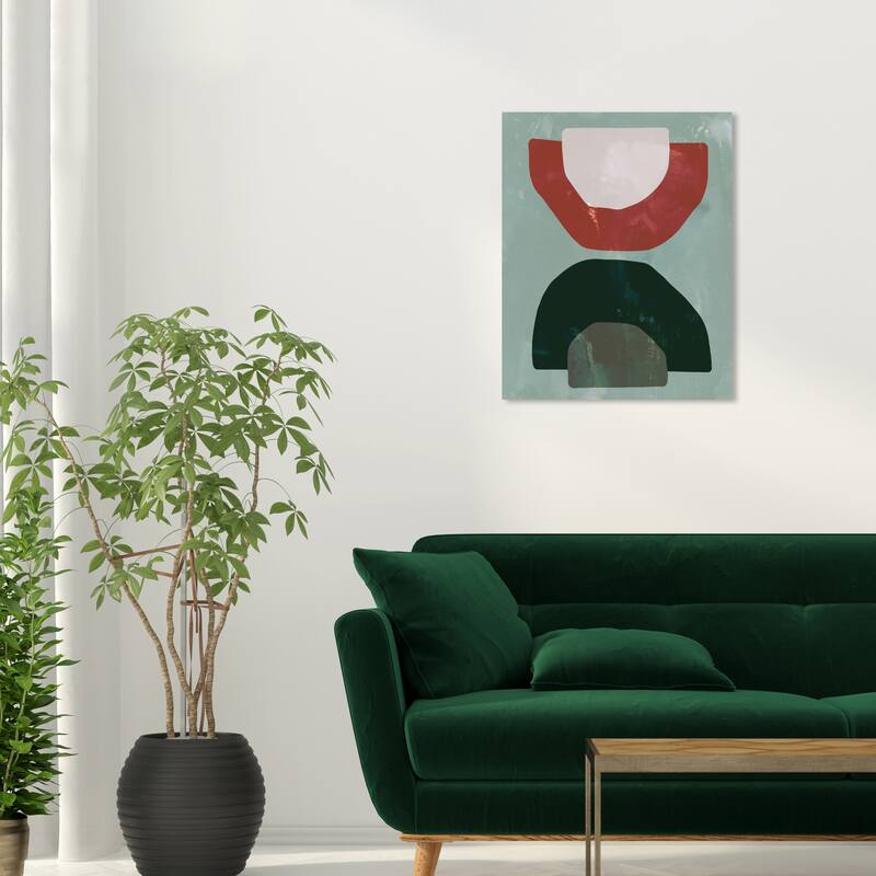 Wynwood Studio Canvas Abstract Cohesion Gray Rustic Wall Art Canvas Print - 20 x 24