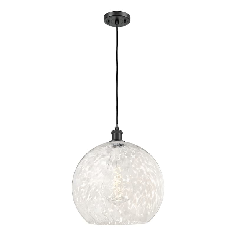 Innovations Lighting 516-1P-17-14 White Mouchette Pendant White