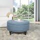 preview thumbnail 20 of 28, Copper Grove Payara Round Storage Ottoman