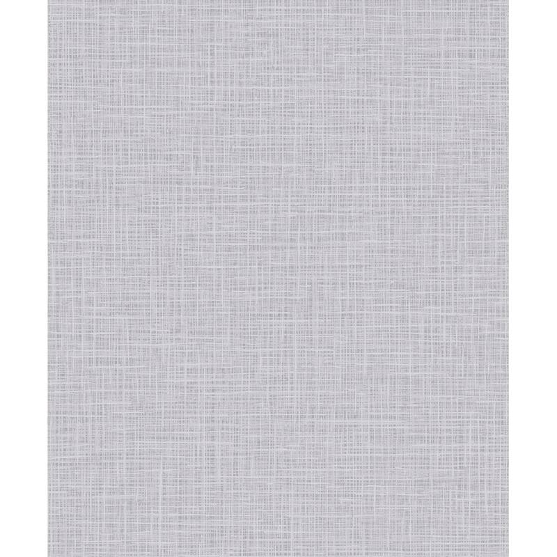 Seabrook Designs Glisten Weave Unpasted Wallpaper - 20.5 in. W x 33 ft. L - Metallic Silver and Grey