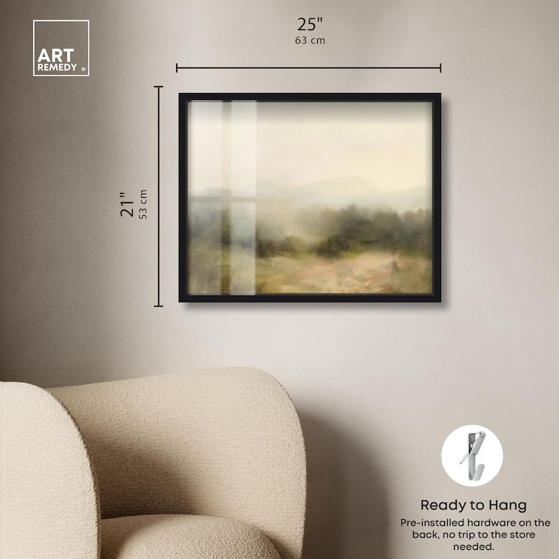 Haze Horizon Shadowbox by Art Remedy