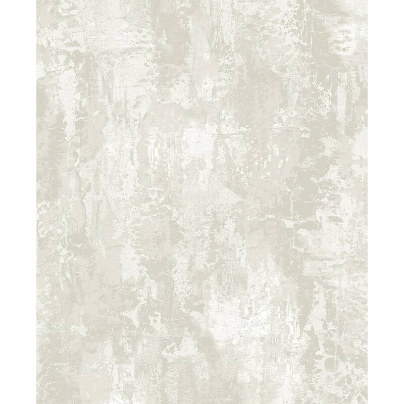 Seabrook Designs Nymera Faux Non-Woven Unpasted Wallpaper - 20.9 in W x 33 ft. L - Snow