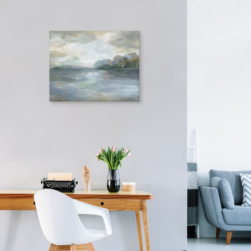 Blue Ethereal by Nan Canvas Art Print