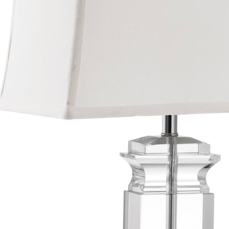 SAFAVIEH Lighting 25-inch Olympia Crystal Table Lamp (Set of 2) - 12" x 8" x 24"