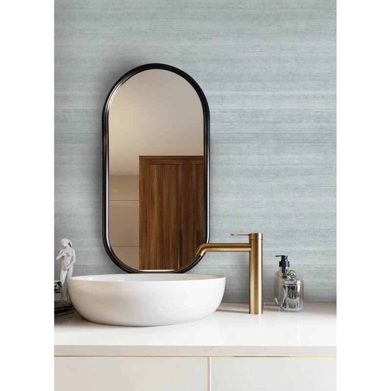 Advantage First Light Denim Striated Wallpaper