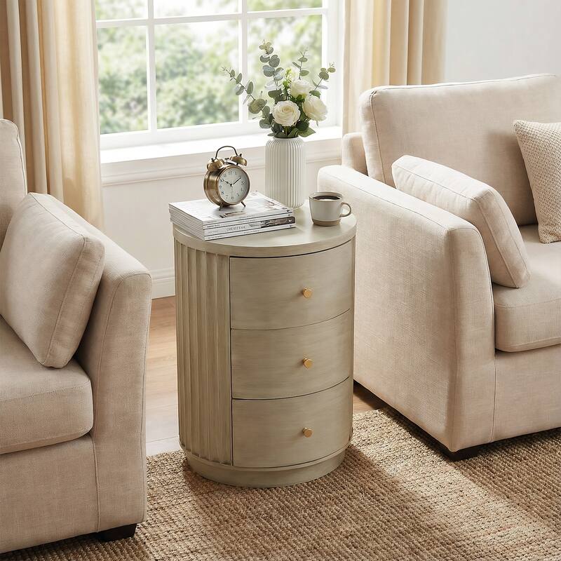 Modern Side Table with Drawer,Nightstand