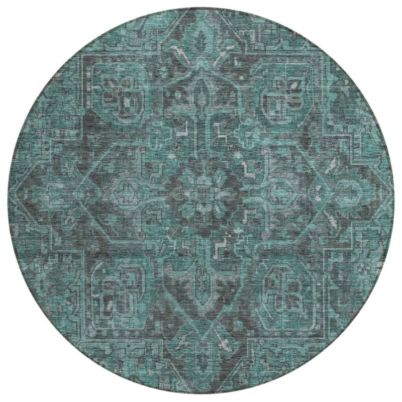 Dafi Oriental Weather Resistant Heritage-Inspired Outdoor Rug