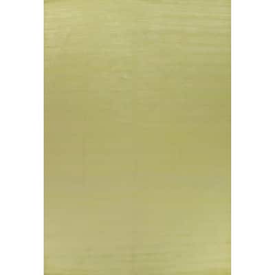 Pistachio Green Gabbeh Vegetable Dye Large Rug Handmade Wool Carpet - 10'1" x 14'0"