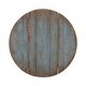 preview thumbnail 7 of 5, Somette Drop Leaf Accent Table Blue Farmhouse Accent Table
