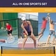 preview thumbnail 3 of 3, Soozier 17ft Portable All-in-One Badminton Set, Pickleball and Volleyball Net, Height Adjustable Outdoor Sports Set