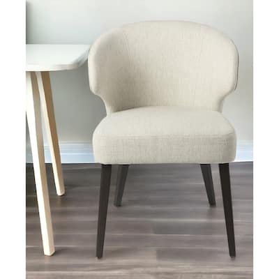 Wingback Dining Chair with Wood Legs for Living Room Bedroom - 21” x 20” x 30”