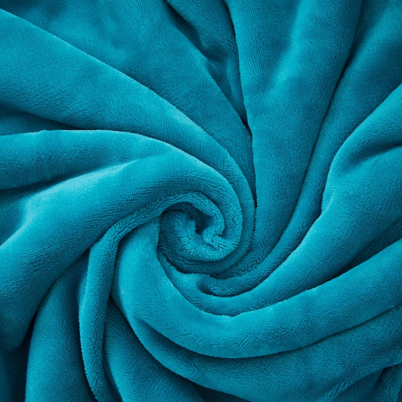 Sherpa Fleece Throw Blanket Reversible Plush Bed Blanket