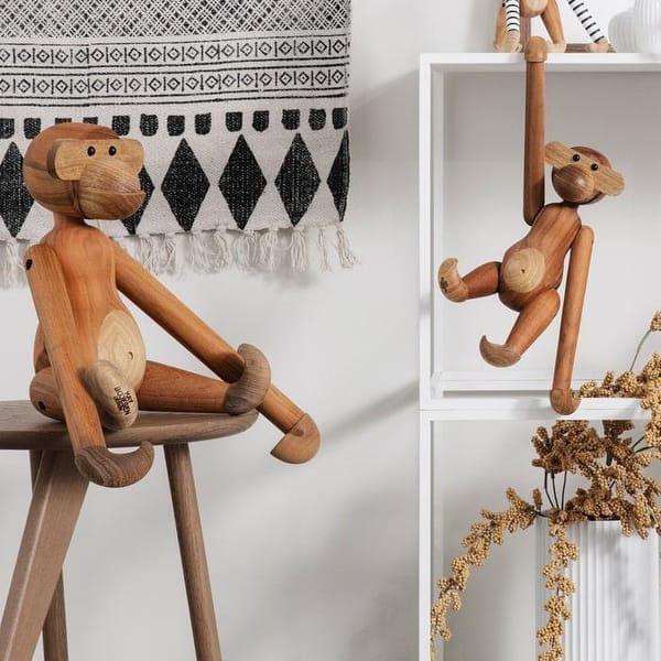Kay Bojesen Monkey, Teak/Limba Medium