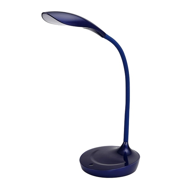 blue desk lamp