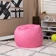 preview thumbnail 23 of 34, Small Refillable Bean Bag Chair for Kids and Teens Light Pink