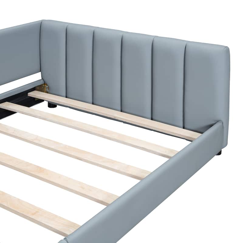 Queen Size and Twin XL Size Upholstered Platform Bed
