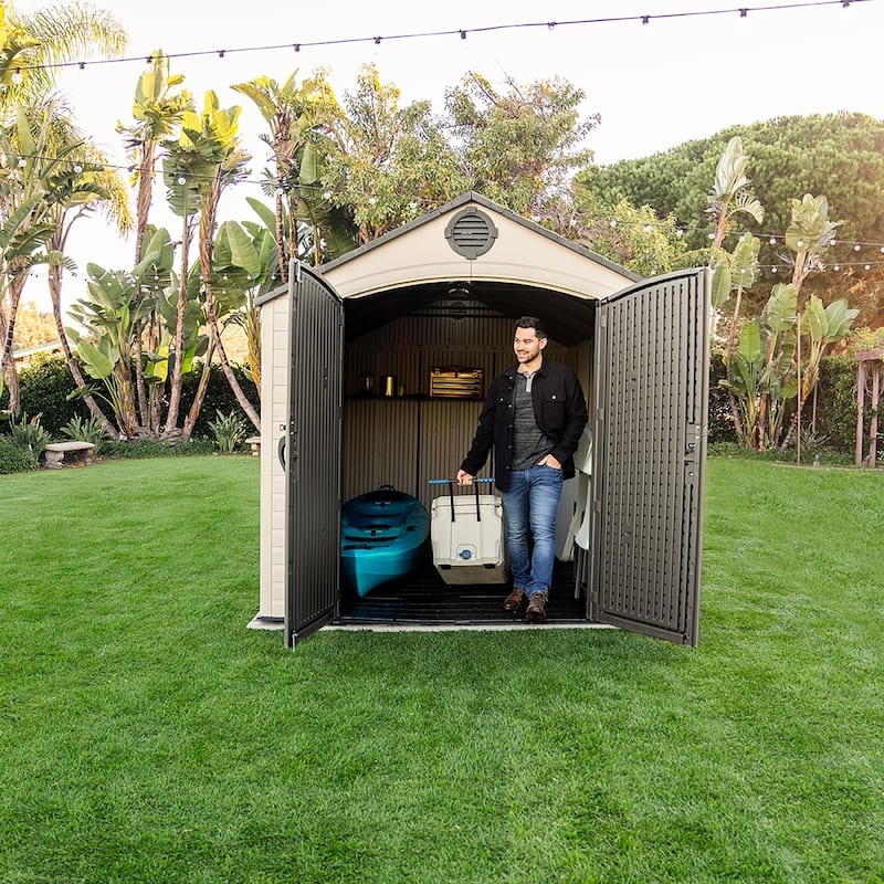 Lifetime 8 Ft. x 15 Ft. Outdoor Storage Shed