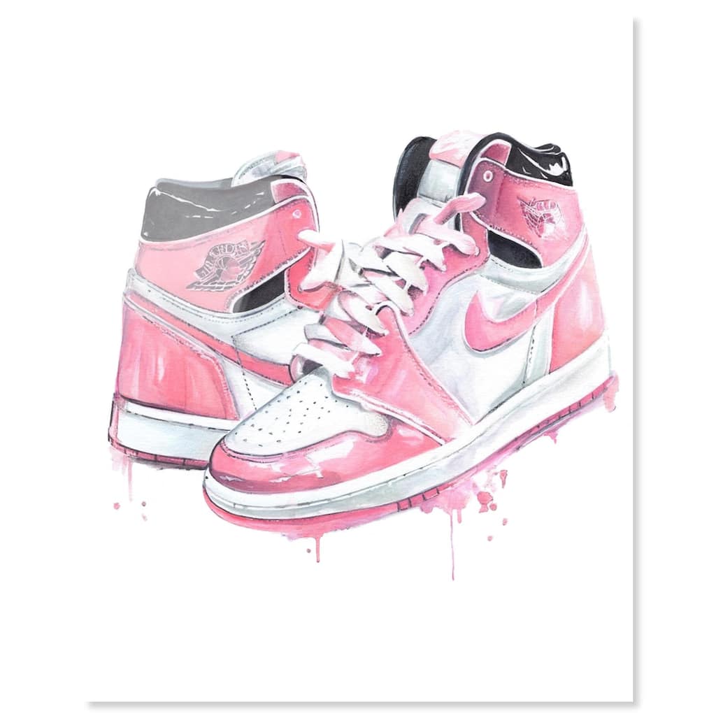 Doll Memories - Walk in Pink Acrylic by Art Remedy, Ready to Hang