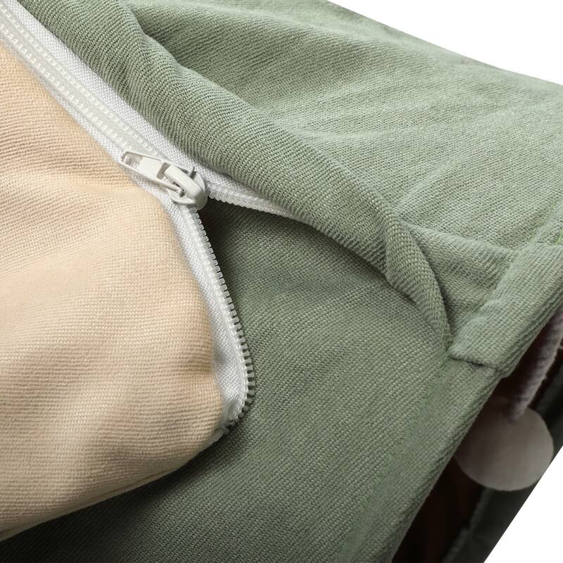 Cat's Telescopic Tunnel Cushioned Bed Pet Nest Teasing Balls Zipper Connection Feline Supplies, Yellow