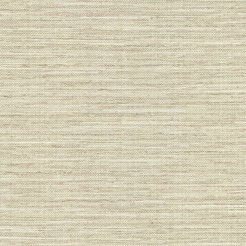 Warner Bay Ridge Taupe Faux Grasscloth Wallpaper