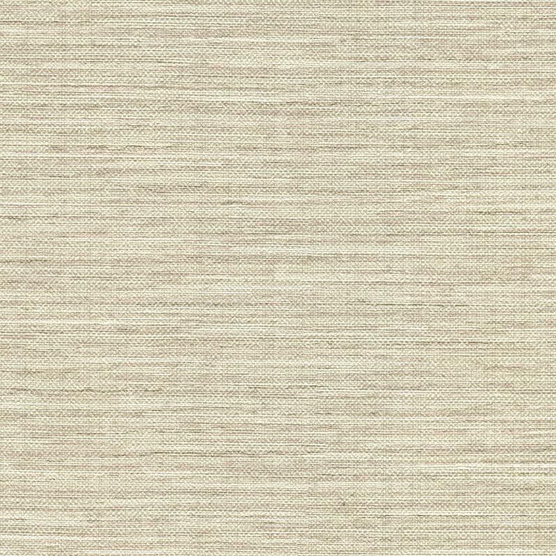 Warner Bay Ridge Taupe Faux Grasscloth Wallpaper