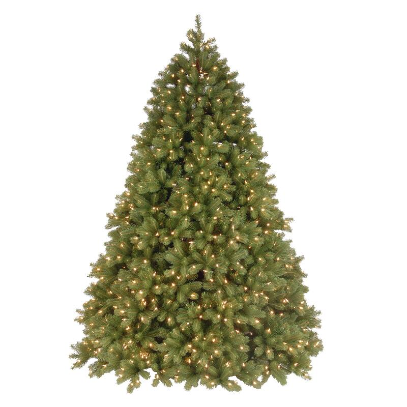 National Tree Company 7.5 ft. Deluxe Downswept Douglas Fir Tree with Dual Color LED Lights