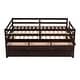 preview thumbnail 12 of 25, Solid Pine Wood Low Loft Bed Full Size with Full Safety Fence, Storage Drawers, and Trundle