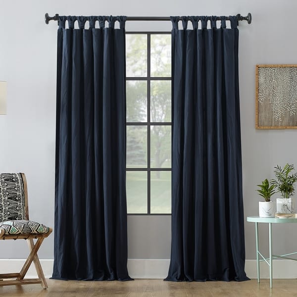 slide 2 of 71, Archaeo Washed Cotton Twist Tab Curtain, Single Panel