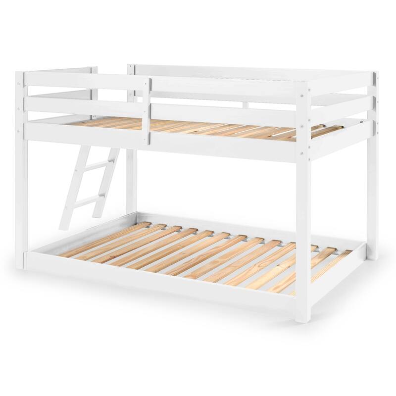 Taylor & Olive Trillium Twin Low Loft Bed with a Twin Under Bed