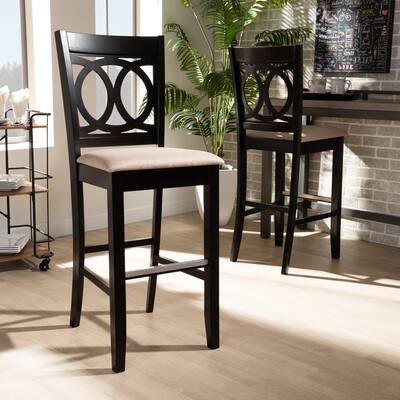 Carson Modern and Contemporary 2-Piece Bar Stool Set