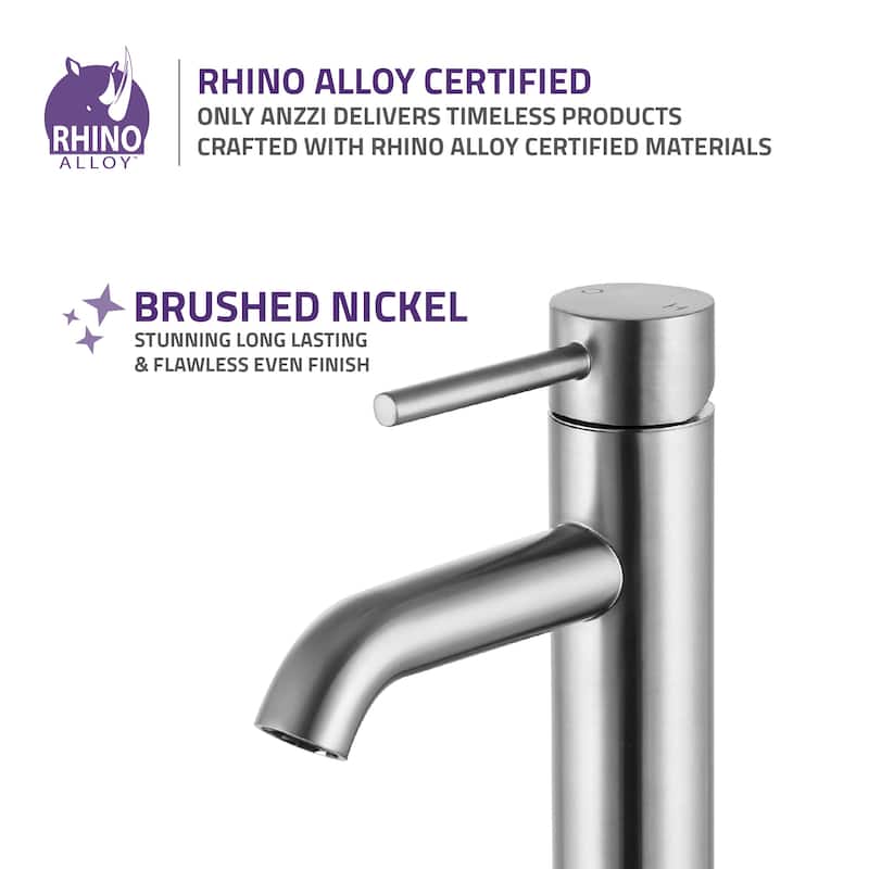ANZZI Valle Single Handle Bathroom Faucet