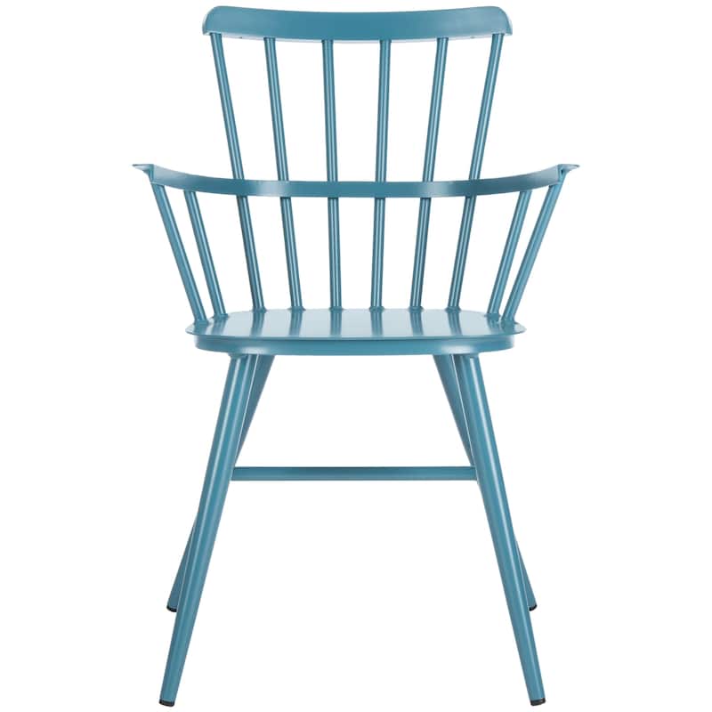 SAFAVIEH Outdoor Annalise Aluminum Arm Chair (Set of 2) - 22Wx21Dx33H
