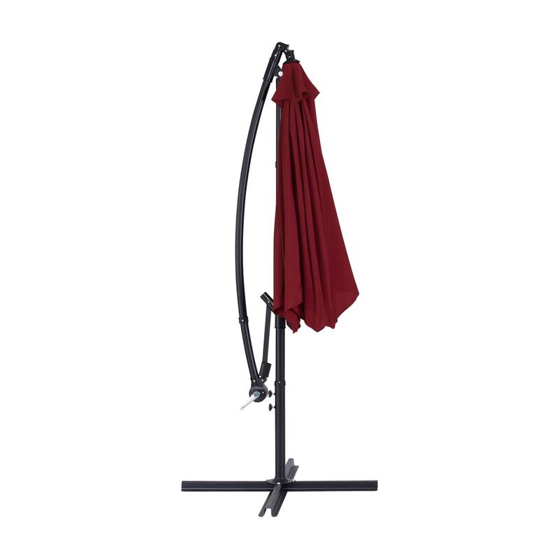 CorLiving 9ft Tilting Cantilever Patio Umbrella