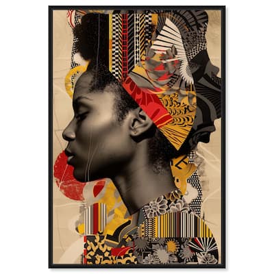 Cultural Collage Canvas by Art Remedy