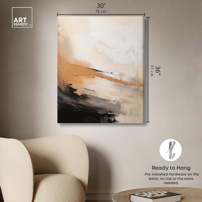 Baked Clay III Canvas by Art Remedy, Gallery Wrapped