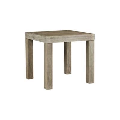 Silo Point Brown Square End Table